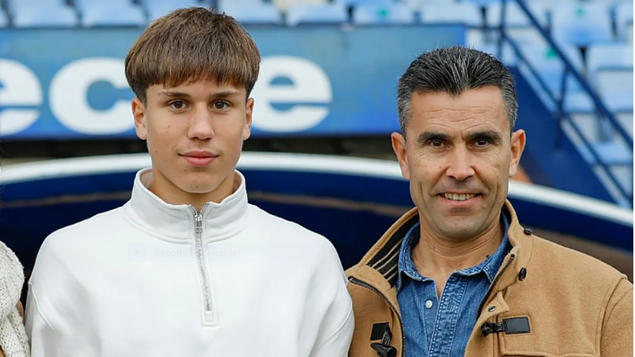 Davinchi junto a su padre