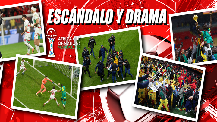 Senegal se corona en la Copa de Africa en una final que roza el escándalo