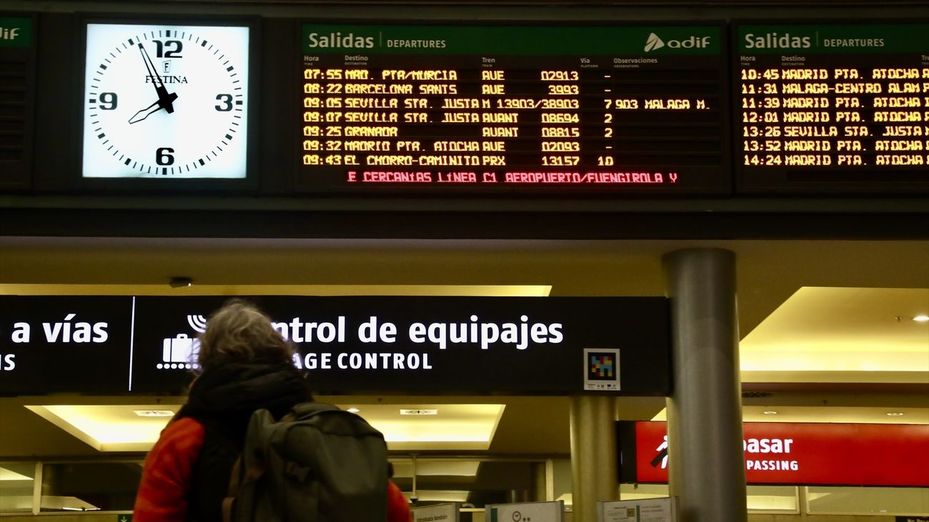 Renfe, Iryo y Ouigo suspenden la venta de billetes de Alta Velocidad a Andalucía para los próximos días