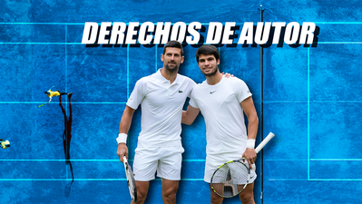 Alcaraz 'copia' el saque de Djokovic