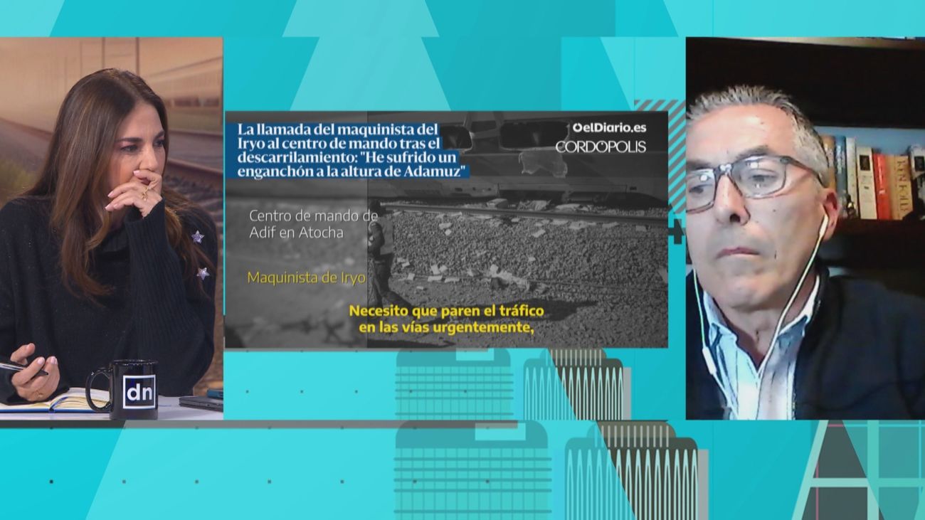 El aviso del maquinista del Iryo tras el accidente en Adamuz: "Necesito que paren las vías y el tráfico urgentemente"