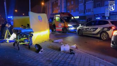 Detenido un conductor ebrio por un atropello doble en Villaverde con dos heridos graves