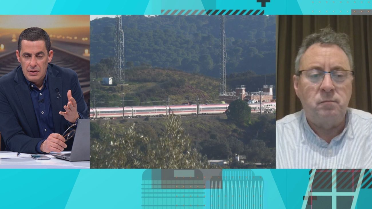 La preocupación de Rafael Escudero, presidente del Sindicato Ferroviario: "Las vibraciones no son compatibles con la renovación de la línea"
