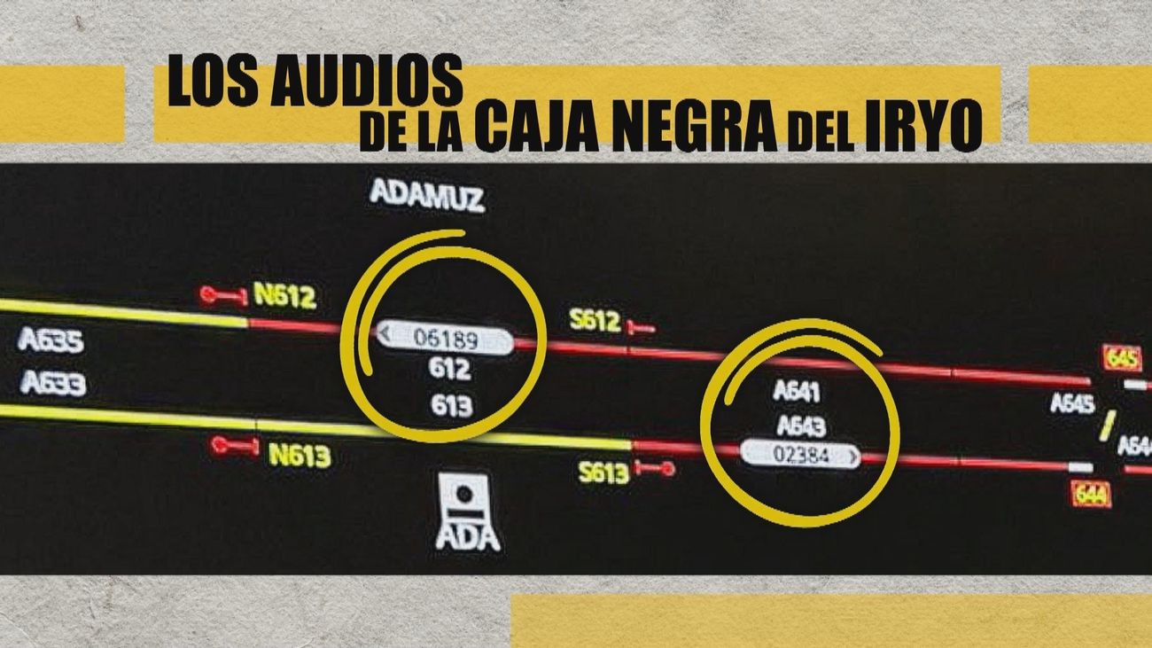 Las conversaciones del maquinista del Iryo con el puesto de mando de Atocha justo después descarrilamiento