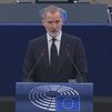 Felipe VI agradece en el Parlamento Europeo las "muestras de afecto" a España por el accidente de Adamuz