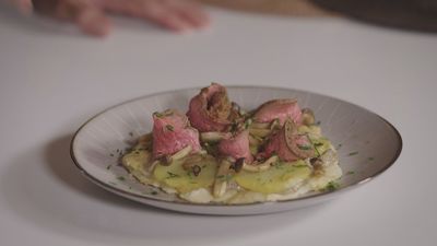 Sabor a Madrid: Tortilla vaga con roast beef en Atocha