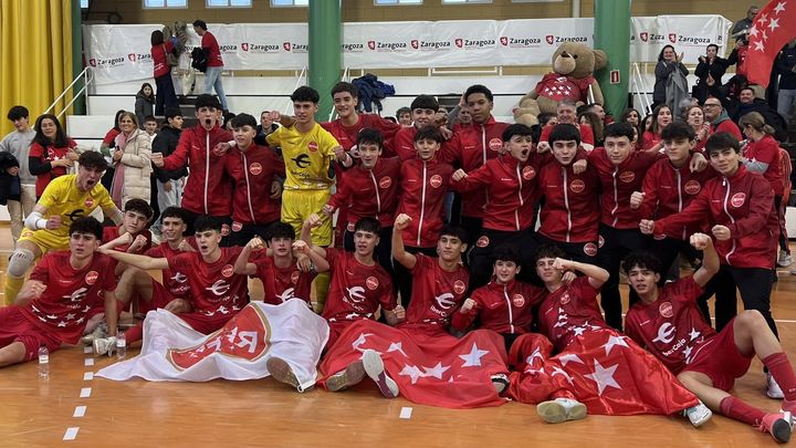 Madrid se clasifica para semifinales de los Campeonatos de España de fútbol sala sub'14 y sub'16