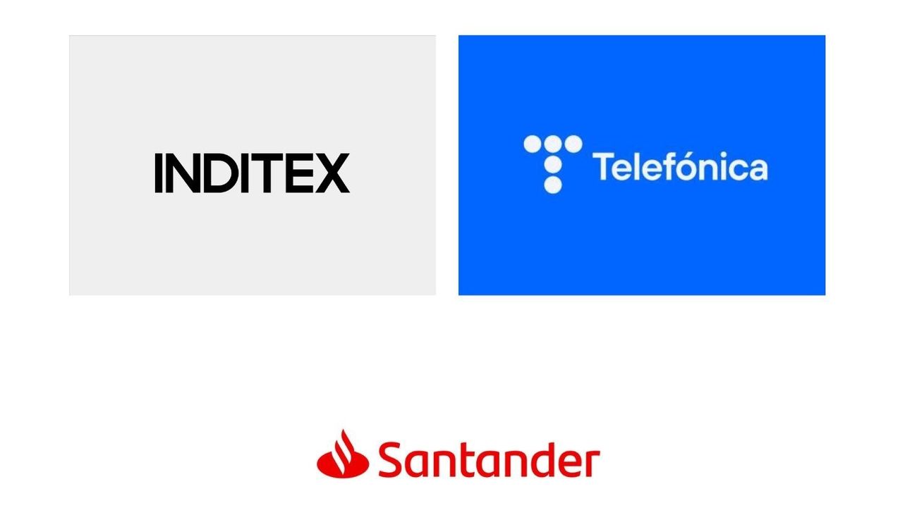 Santander, Inditex y Telefónica
