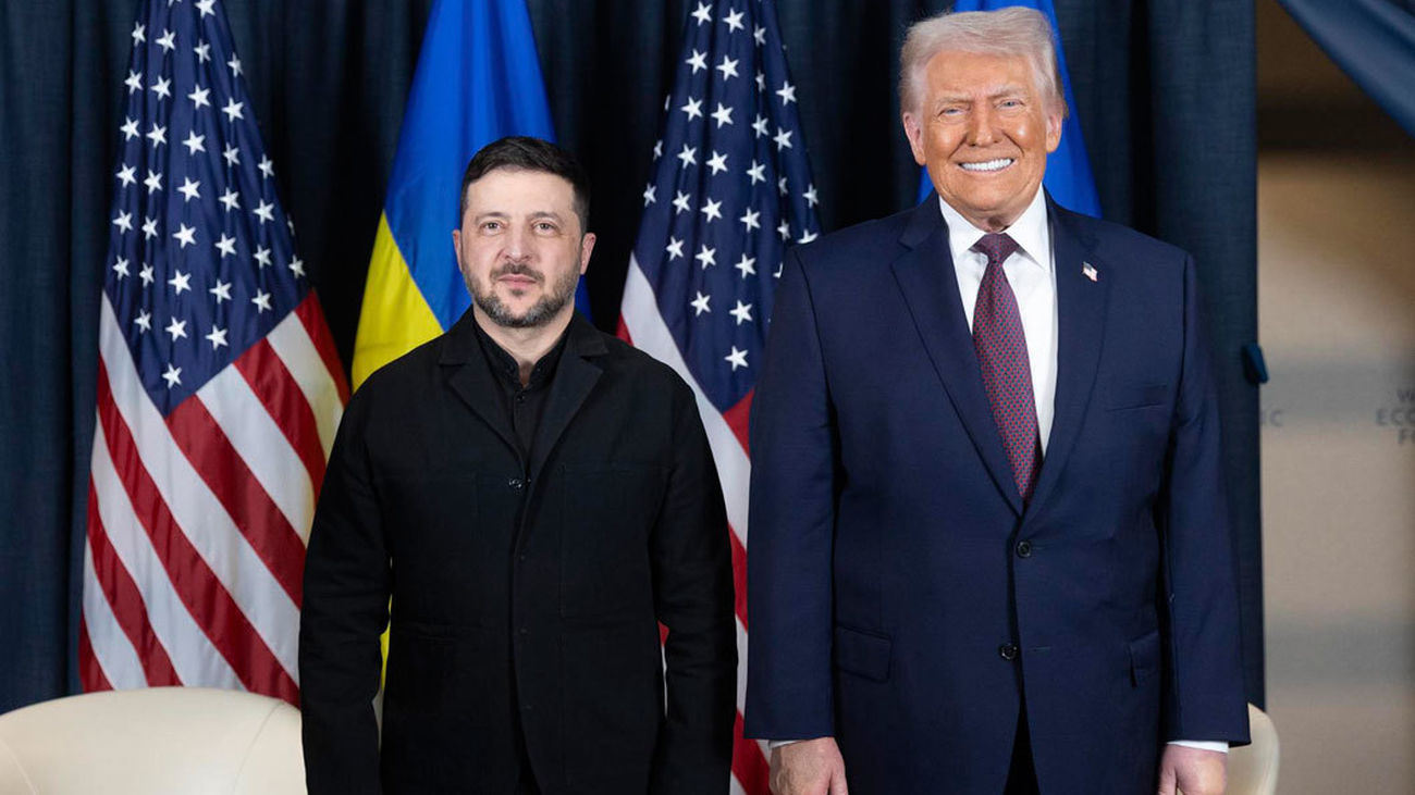 Zelenski con Donald Trump