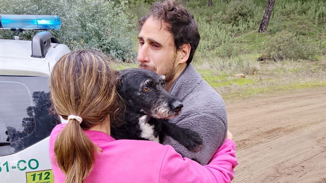 Rescatan a Boro, el perro extraviado tras el choque ferroviario en Adamuz