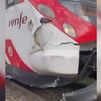 Un desprendimiento de piedras afecta a un Cercanías que circulaba hacia Oviedo