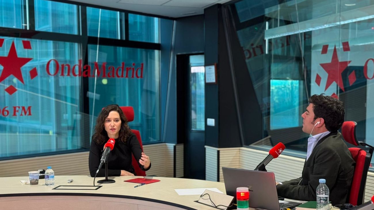 Entrevista en Onda Madrid a Isabel Díaz Ayuso