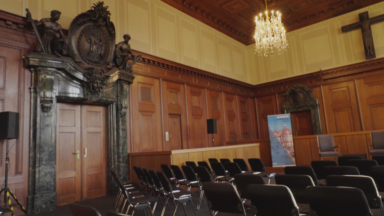 Conmemoran 80 años de los juicios de Núremberg en el Palacio de la Justicia