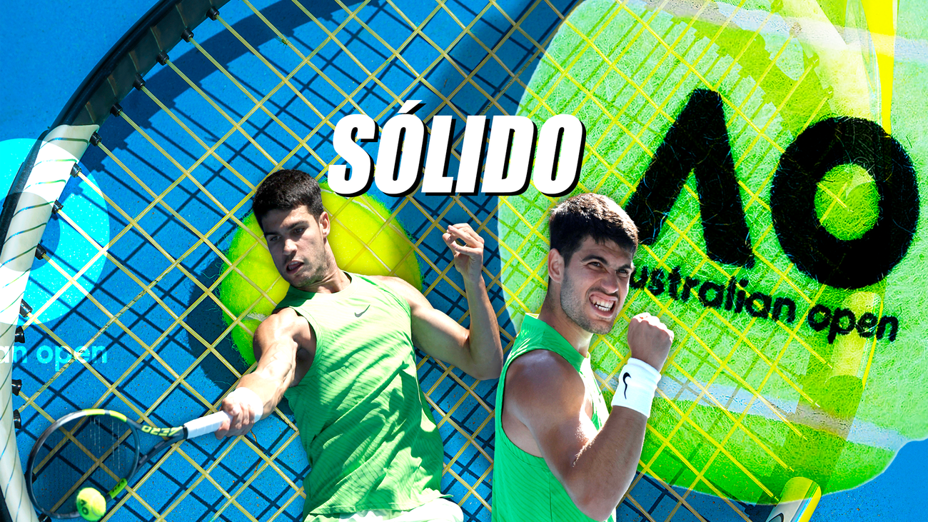 Open de Australia: Alcaraz, a octavos de final igualando un récord