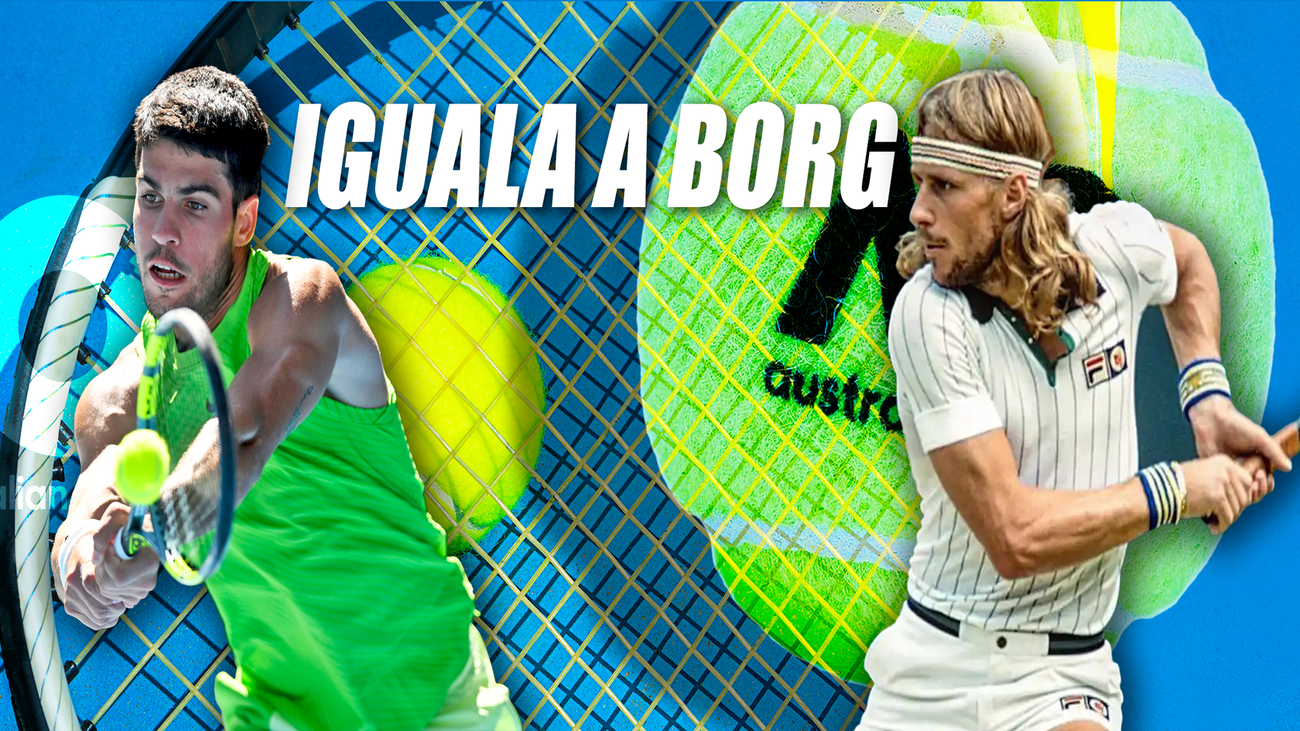 Open de Australia: Alcaraz, a octavos de final igualando un récord