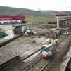Cortado un tramo del servicio ferroviario Córdoba-Jaén por la caída de un muro