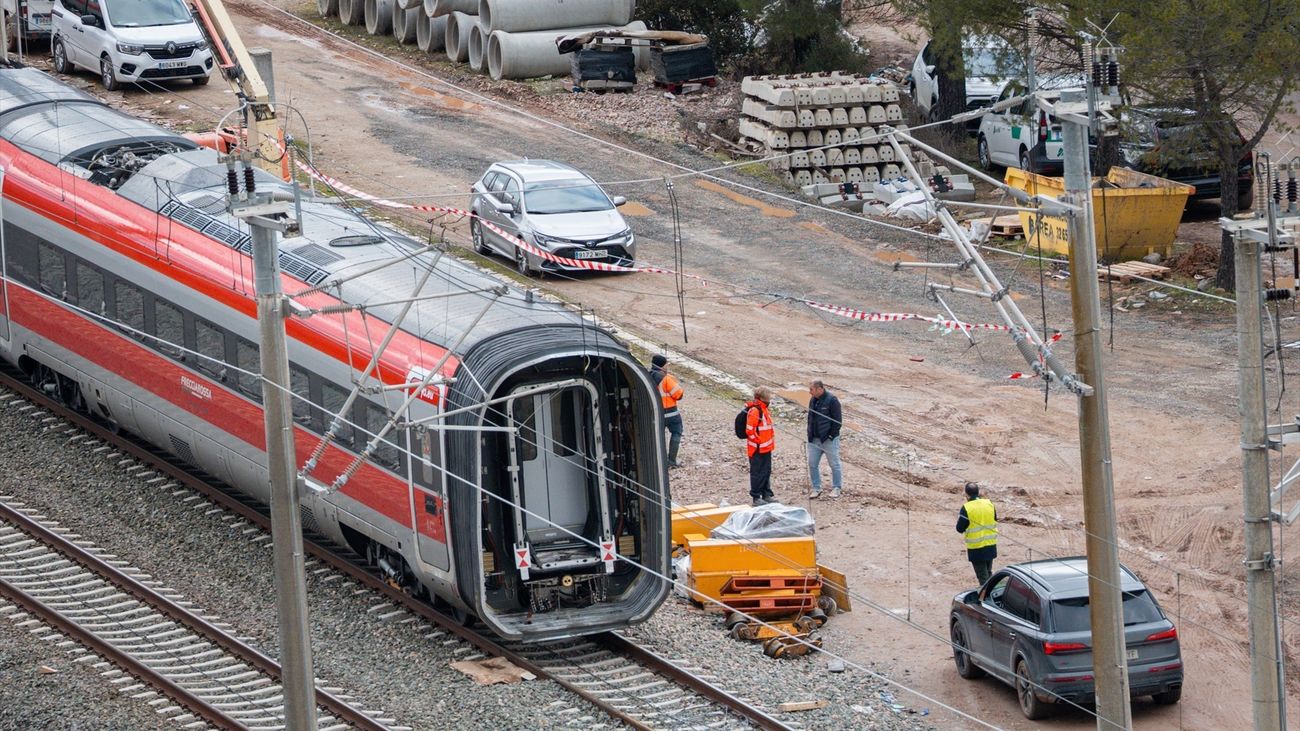 Tren Iryo afectado por el accidente de Adamuz