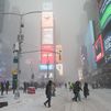 Temporal de nieve en Times Square, Nueva York