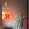 Rescatada una familia atrapada en su vehículo por la nieve en Las Navas del Marqués (Ávila)