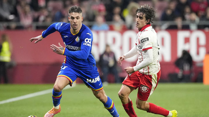 1-1. El Getafe se queda sin la victoria en el descuento ante el Girona