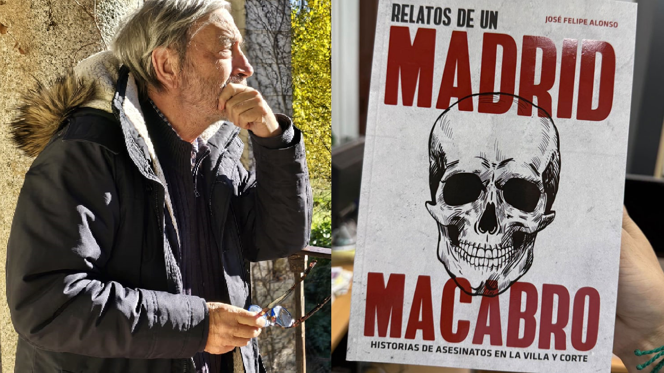 El escritor Felipe Alonso, autor de 'Relatos de un Madrid Macabro'