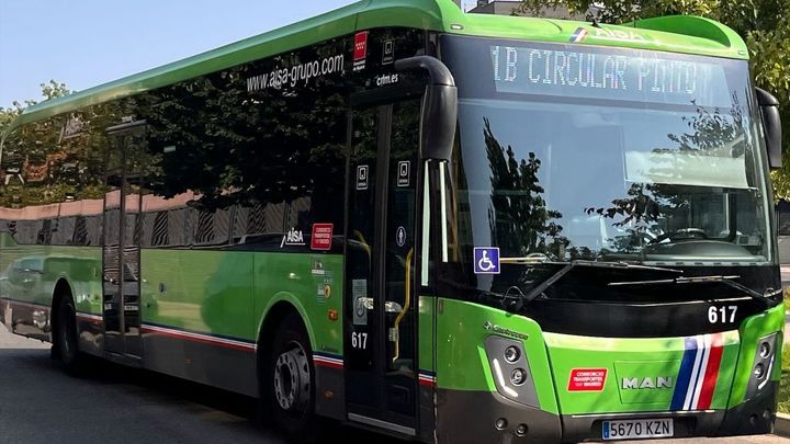 Pinto recupera sus líneas de autobuses circulares 1A y 1B tras la renaturalización del eje Parque Europa-Tenería