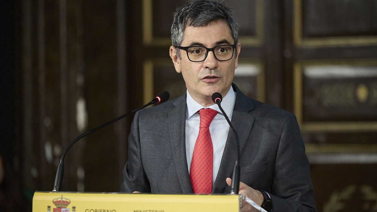 El ministro de la Presidencia, Justicia y Relaciones con las Cortes, Félix Bolaños