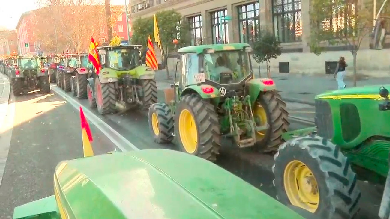 Cinco columnas de 1.500 tractores tomarán Madrid el 11 de febrero contra Mercosur y los recortes de la PAC