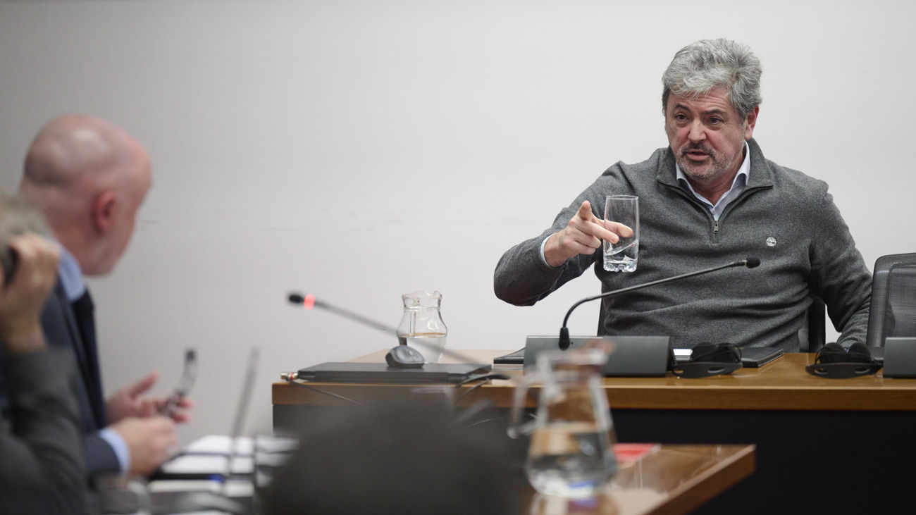 Antxon Alonso guarda silencio en la comisión de investigación del caso Koldo en Navarra