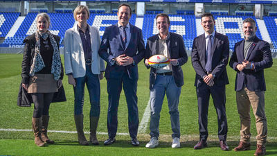 Leganés y la Federación de Rugby firman un acuerdo para que Butarque sea la casa del rugby nacional