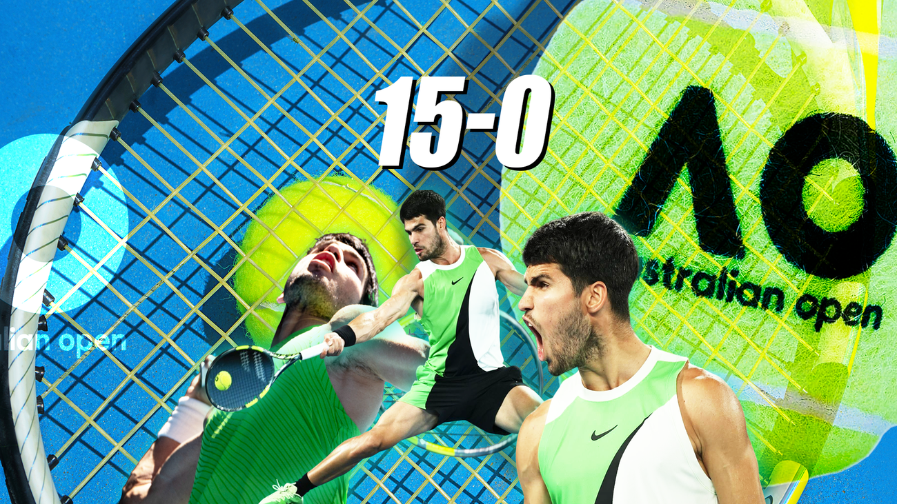 Carlos Alcaraz no ha perdido ni un set en el Open de Australia