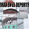 Las instalaciones deportivas de Madrid, afectadas por la nevada