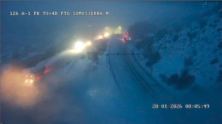 Obligatorio el uso de cadenas por la nieve en todos los puertos de la Comunidad de Madrid