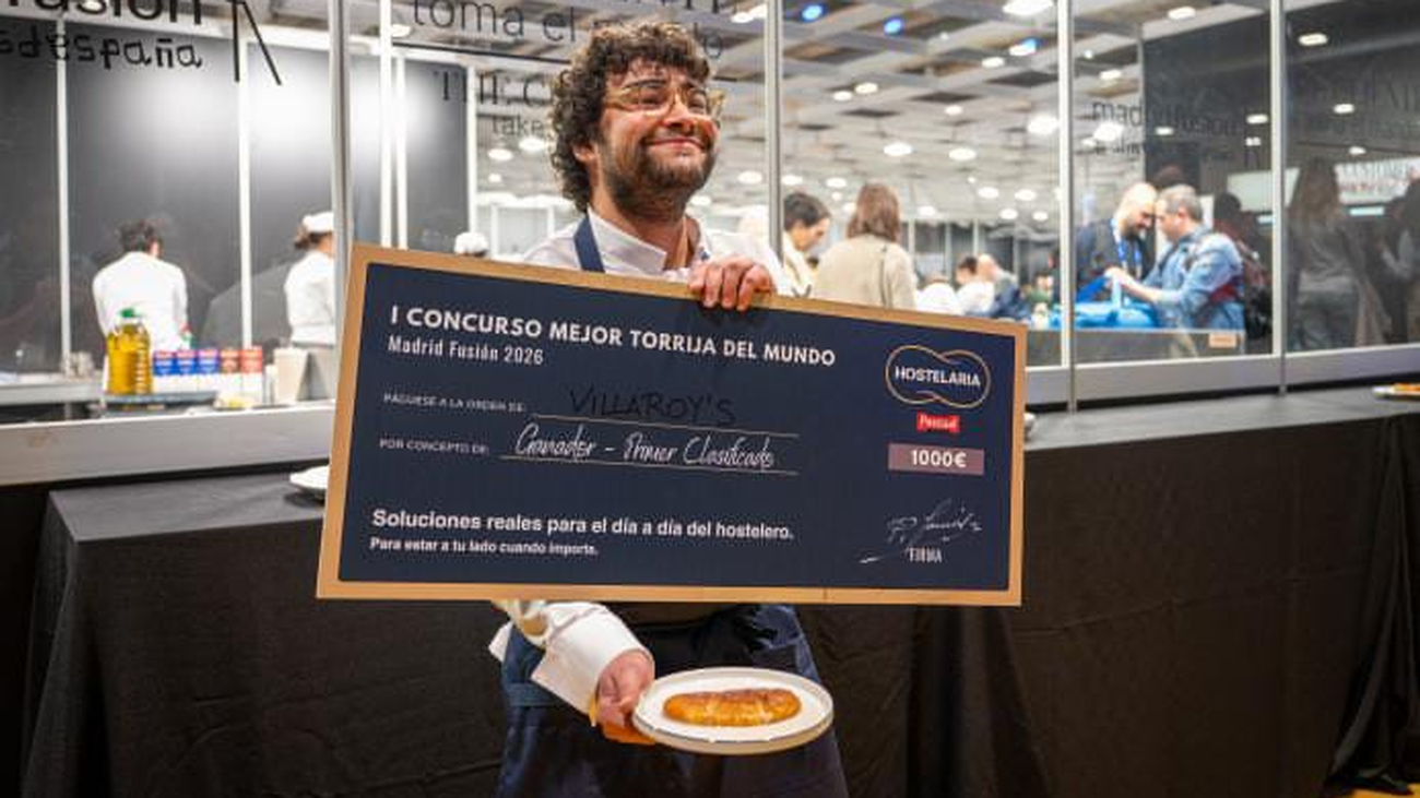 Martín Martínez Villamor, ganador de la Mejor Torrija del Mundo