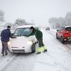 Las carreteras de Madrid recuperan la normalidad tras el paso del frente de nieve