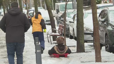 La nevada en Madrid capital dejó más de un centenar de actuaciones de emergencia
