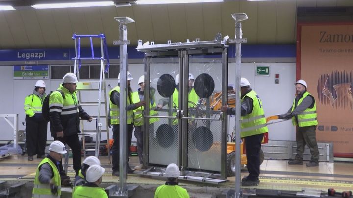 Madrid inicia la instalación de puertas de andén en la Línea 6 de Metro
