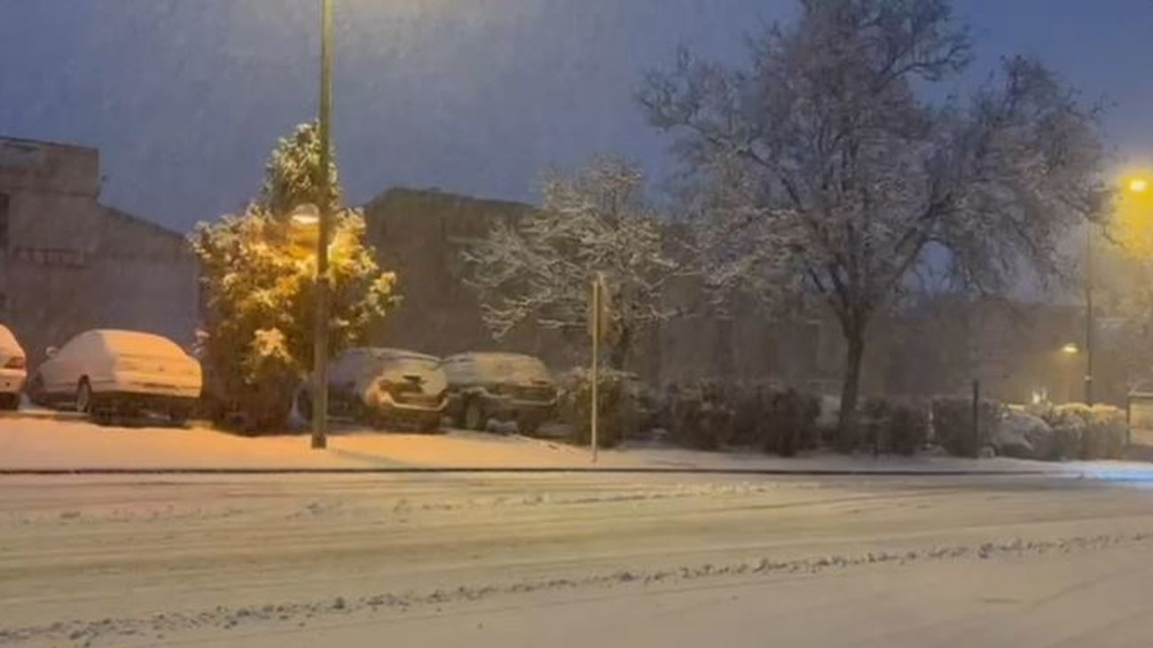 Nieve en la Comunidad de Madrid