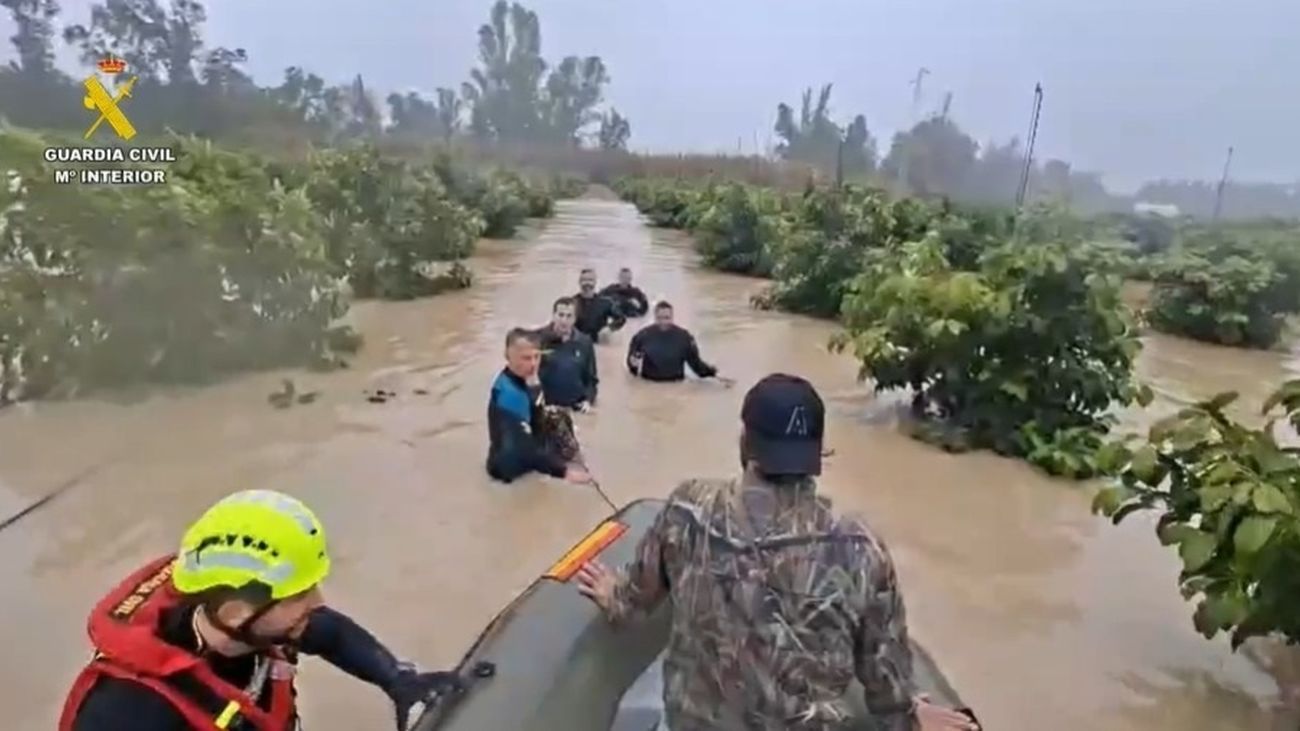 La borrasca Kristin pone en jaque a España: inundaciones, rescates y alertas en doce comunidades