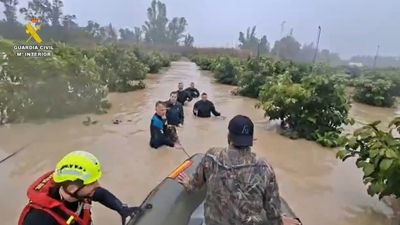 La borrasca Kristin pone en jaque a España: inundaciones, rescates y alertas en doce comunidades