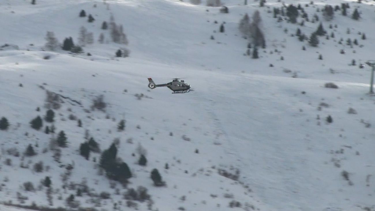 Muere una de las personas atrapadas en el alud de Cerler y otra permanece en la UCI