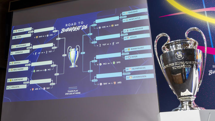 Sorteo de los playoff de la Champions / EFE
