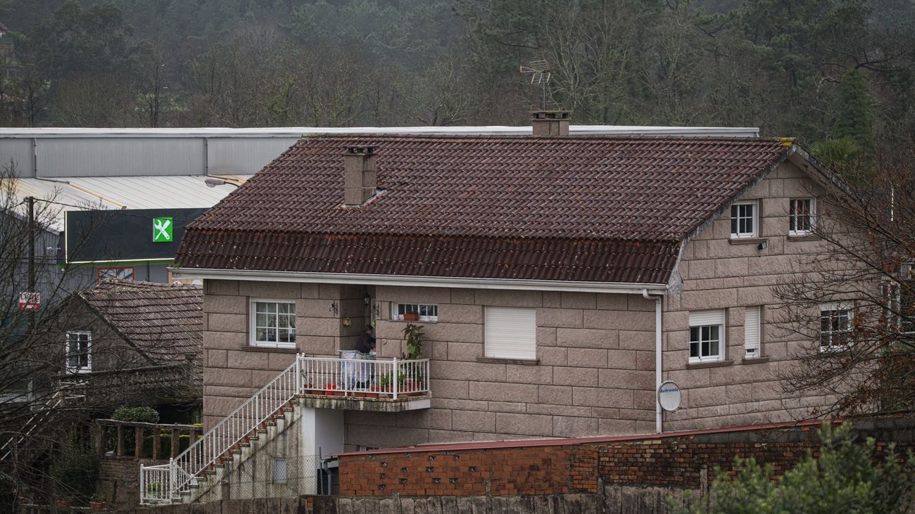 Lugar donde se atrincheró el autor del crimen machista de Mos (Pontevedra)