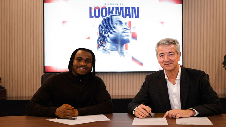 Lookman firma con el Atlético de Madrid hasta 2030