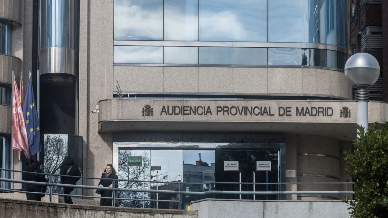 Exterior de la sede de la Audiencia Provincial de Madrid