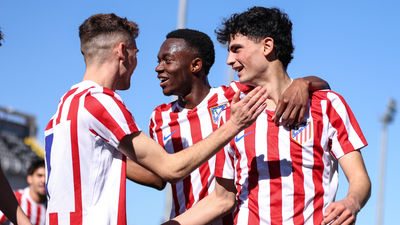 2-6. Goleada y clasificación del Atlético de Madrid para octavos de la Champions juvenil