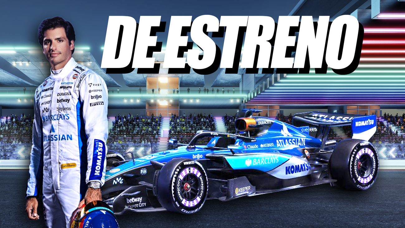 Carlos Sainz rueda por primera vez con el Williams