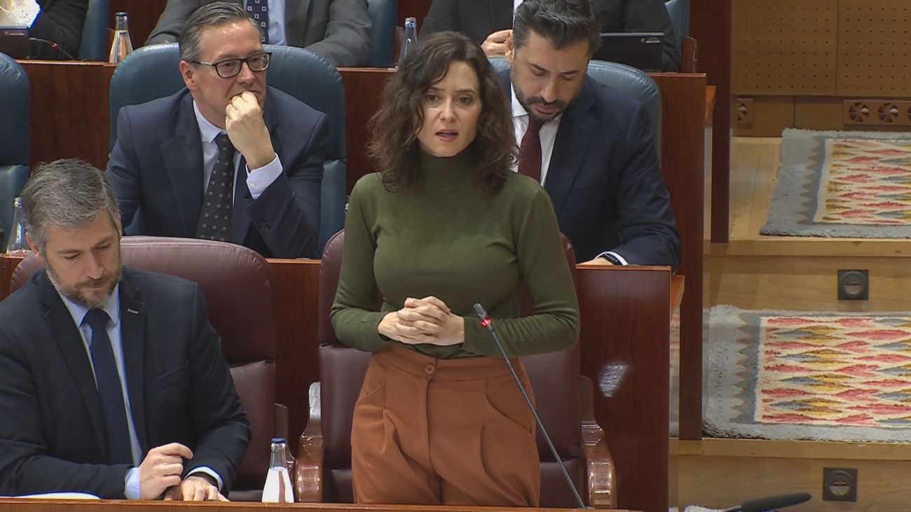 Ayuso critica que se use "un caso fabricado" en Móstoles para perjudicar al PP