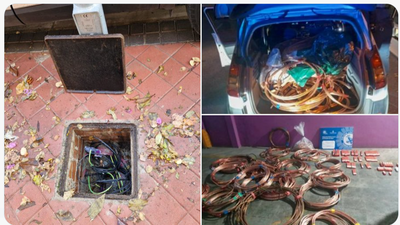 Tres detenidos en Torrejón por robar cobre del cableado público