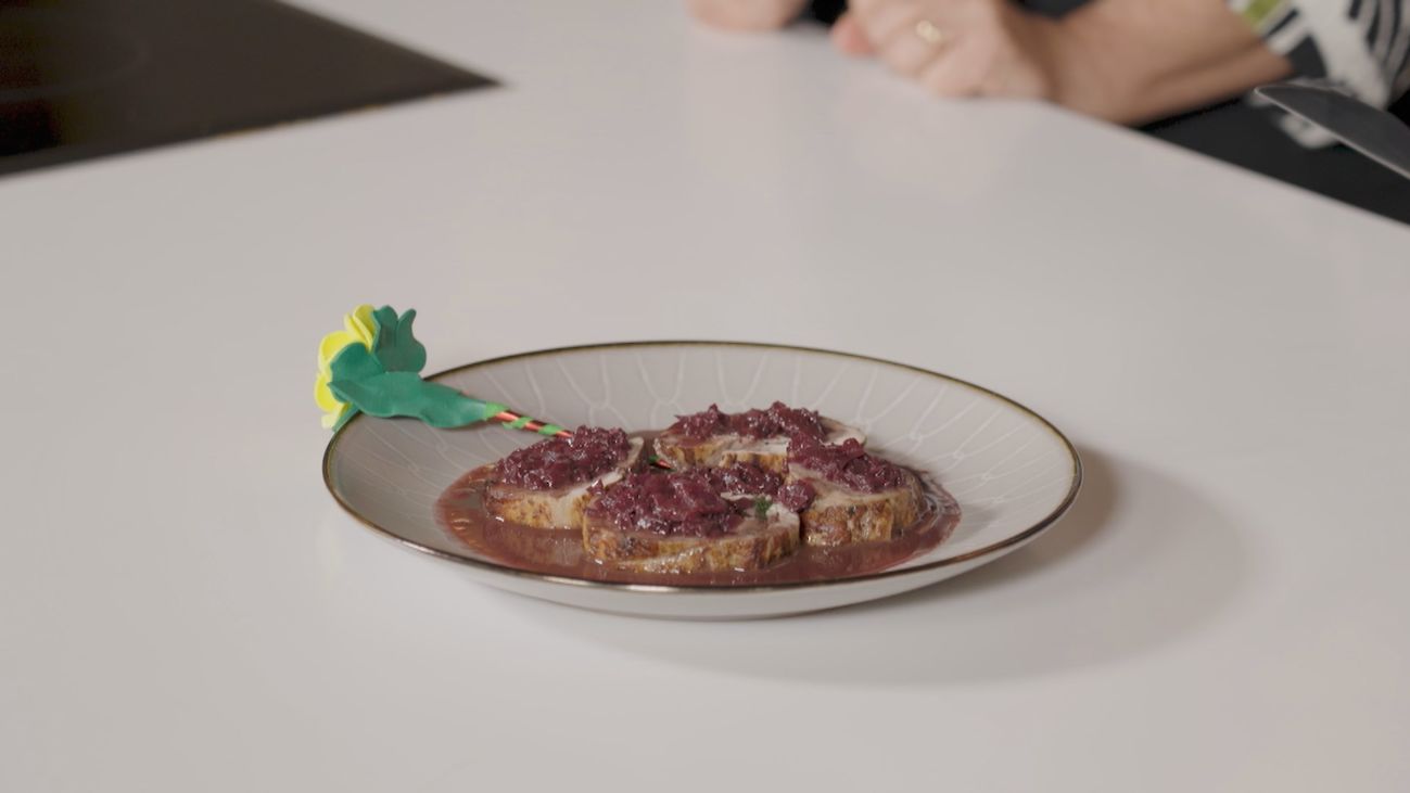 Sabor a Madrid : Solomillo al vino tinto con fresas en Villamantilla